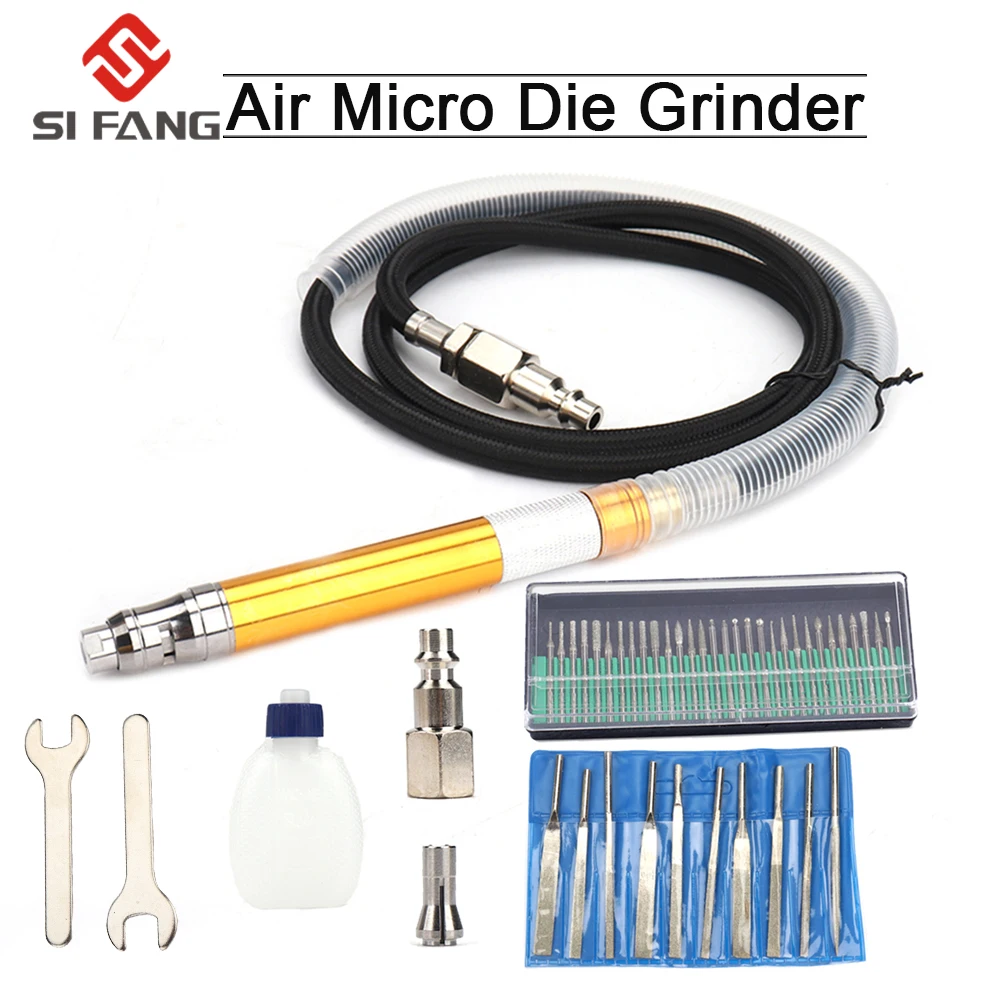 3mm&2.38mm  Air Pencil Die Grinder Micro Pneumatic Kit Air Pressure Grinder Polish Engraving Dremel Tool High Quality vacuum cleaner hose connecting adapter for threaded hose inner 38mm outer 45mm replacement spare tool accessories vacuum cleaner