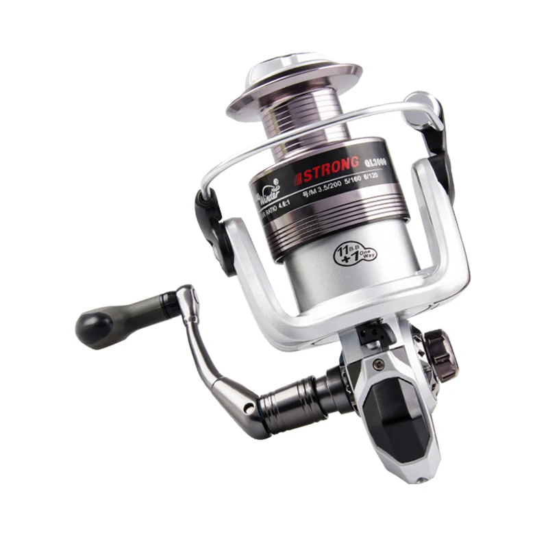 

Fishing Reel Spinning Carp Fishing Metal Spool 12BB Carbon Fiber Drag System Spinning Reel Surfcast Anti-corrosion Fishing Reels