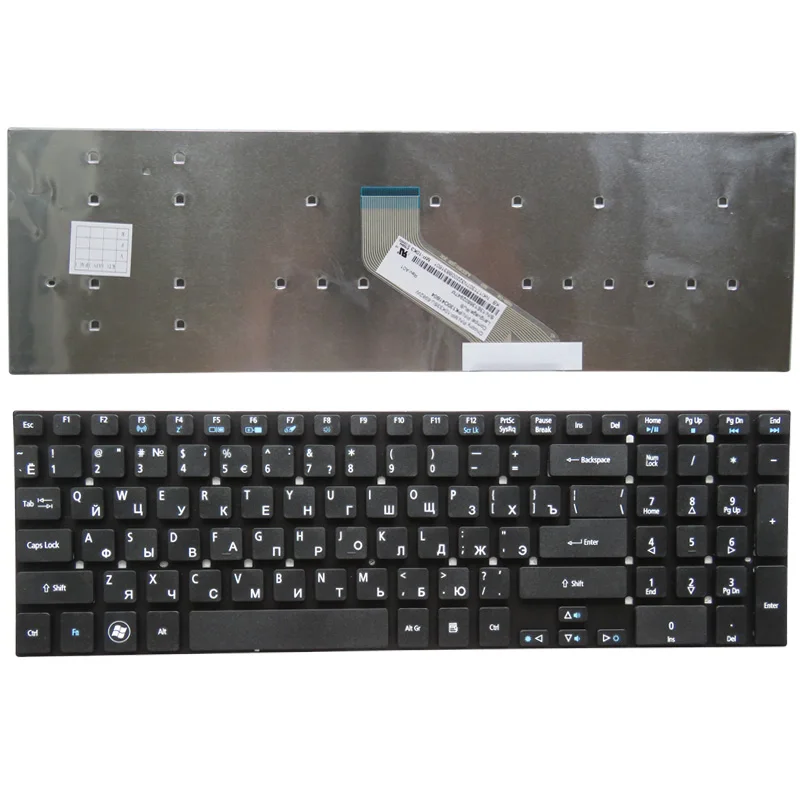 YALUZU Русский RU для acer aspire E1-570 V3-772 V3-531 V3-531G V5-561 V5-561G E1-570G V3-7710 V3-7710G V3-772G Клавиатура ноутбука