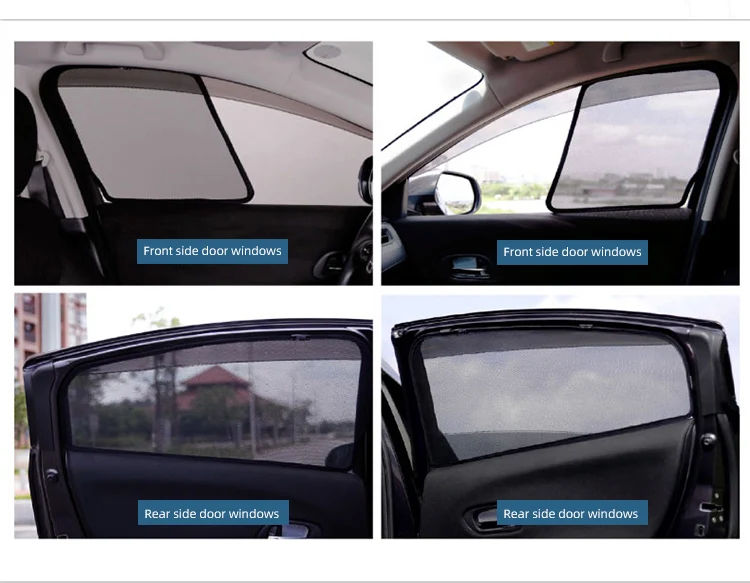 WENLO 4 шт. магнитный автомобильный козырек от солнца на боковое окно солнцезащитный козырек для Toyota MARK X NOAH PICNIC Porte Yaris WISH SPADE оконные шторы автомобиля