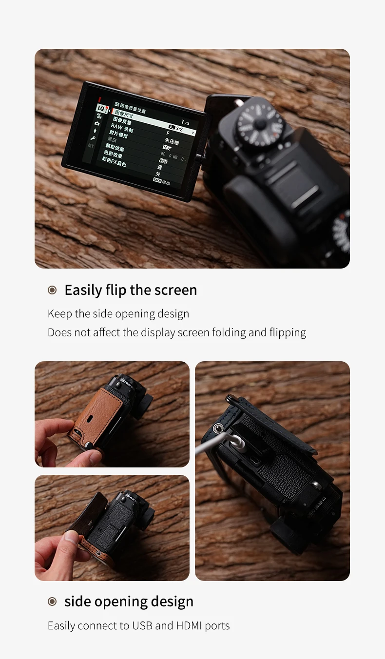 Étui Appareil Photo Cuir Véritable ALPA REFLEX – Fabriqué En Suisse, Occasion