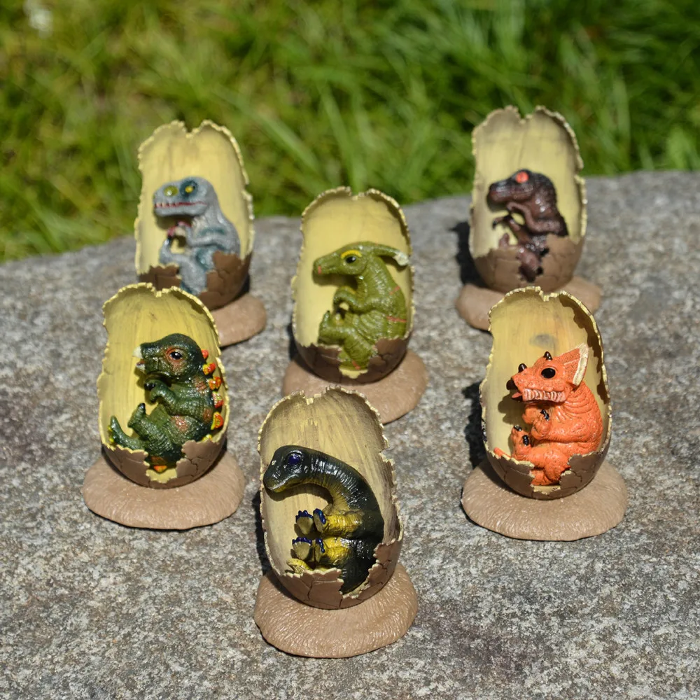 

Plastic Dinosaur Egg Model Simulation Cub Mode Decoration Six Available Paleontologist Dinosaur Lovers Educational Toy Gift