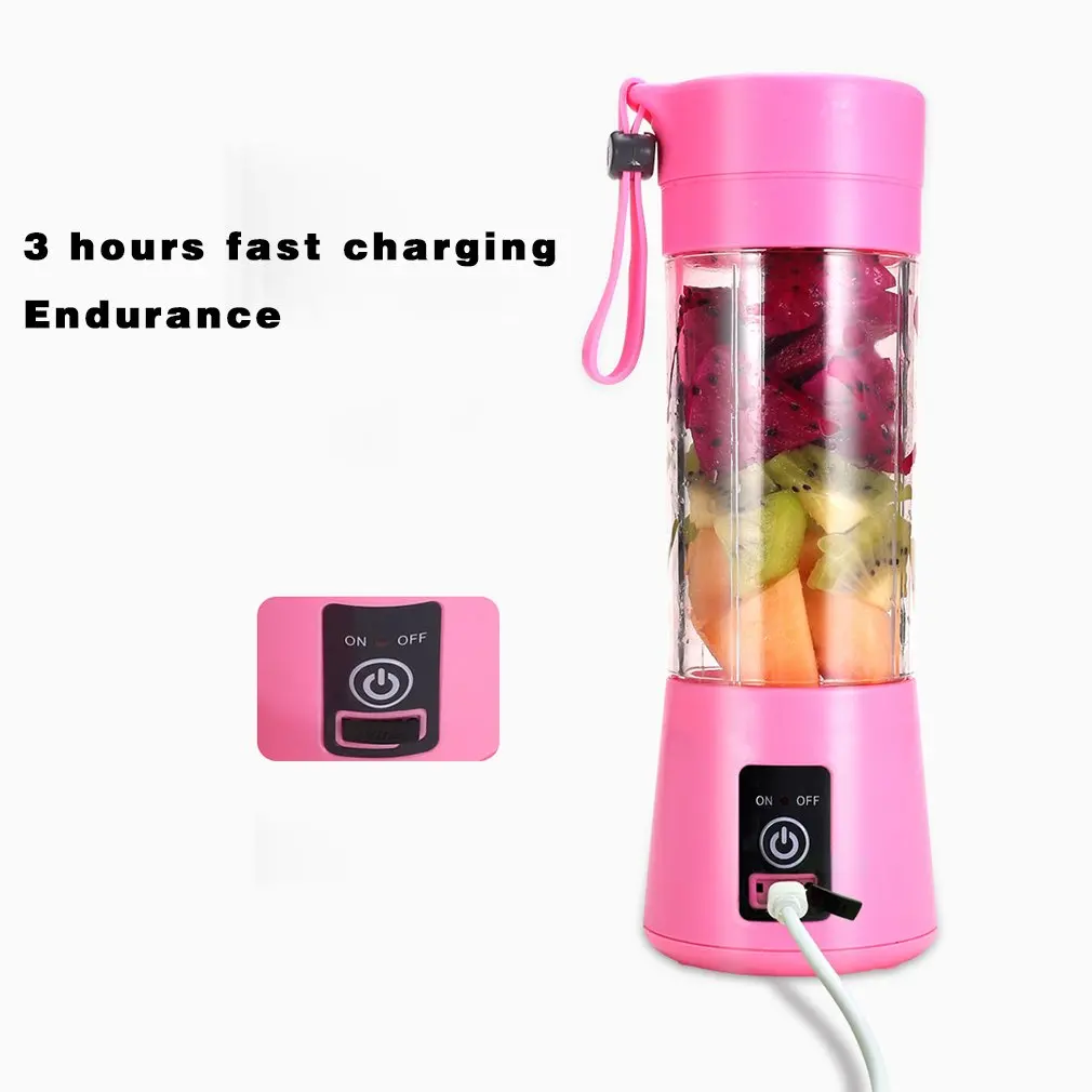 Portable Electric Juicer USB Rechargeable Handheld Smoothie Blender Fruit  MixersMilkshake Maker Machine Food Grade Materials - AliExpress