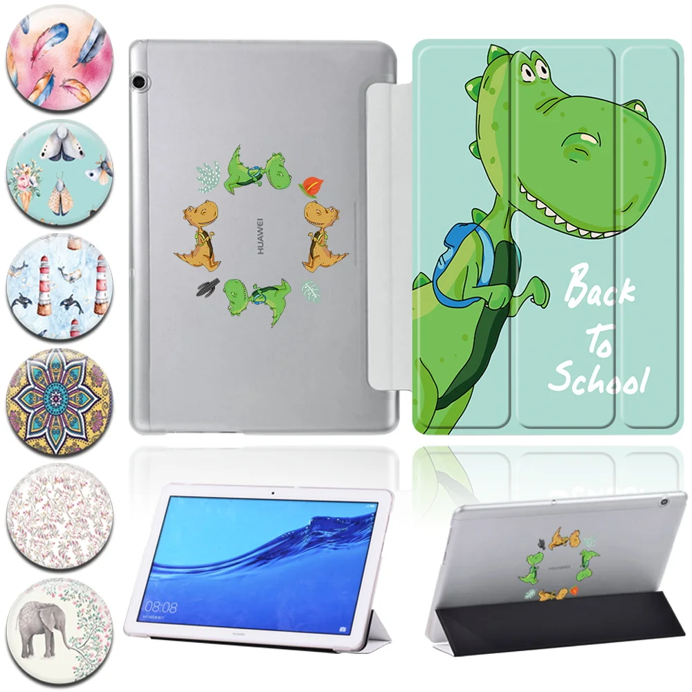 

Case for Huawei T5 10 10.1" AGS2-W09/W19/L03/L09 Flip Trifold Leather Stand Cover for MediaPad T3 10 9.6" AGS-W09/L09/L03
