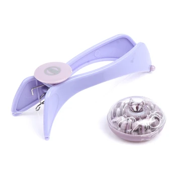 

Women Hair Removal Epilator Mini Facial Hair Remover Spring Threading Face Defeatherer for Cheeks Eyebrow DIY Makeup Beauty Tool