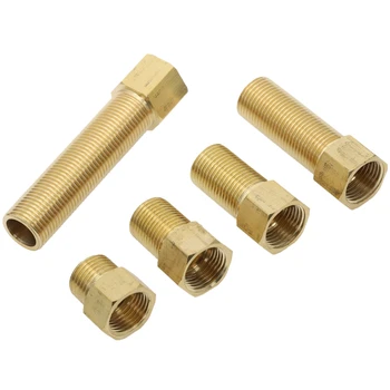 

1pcs Brass Fitting 1/2" BSP Male to Female change Coupler straight in Connector Adapter 28mm 40mm 50mm 70mm 100mm length