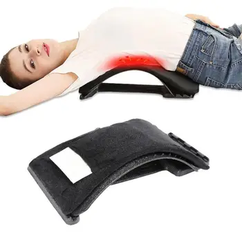 

Crystal Fleece Safety Waist Support Lumbar Spine Corrector Pad Back Stretcher Massager Back Stretch Equipment Lumbar Support