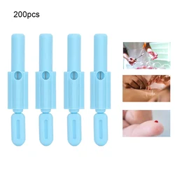 200Pcs Disposable Blood Lancet Needle for Blood Test Cupping Acupuncture Massage Physical Therapy Lancing Device Stainless Steel