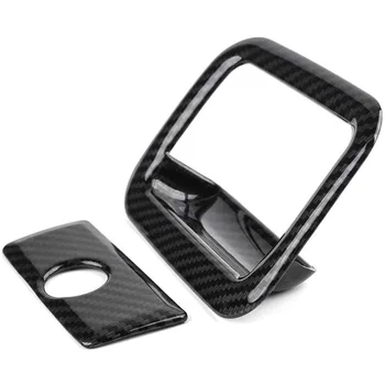 

for Toyota Camry 2018 2019 2020 Copilot Storage Box Handle Frame Cover Trim Carbon Fiber Texture