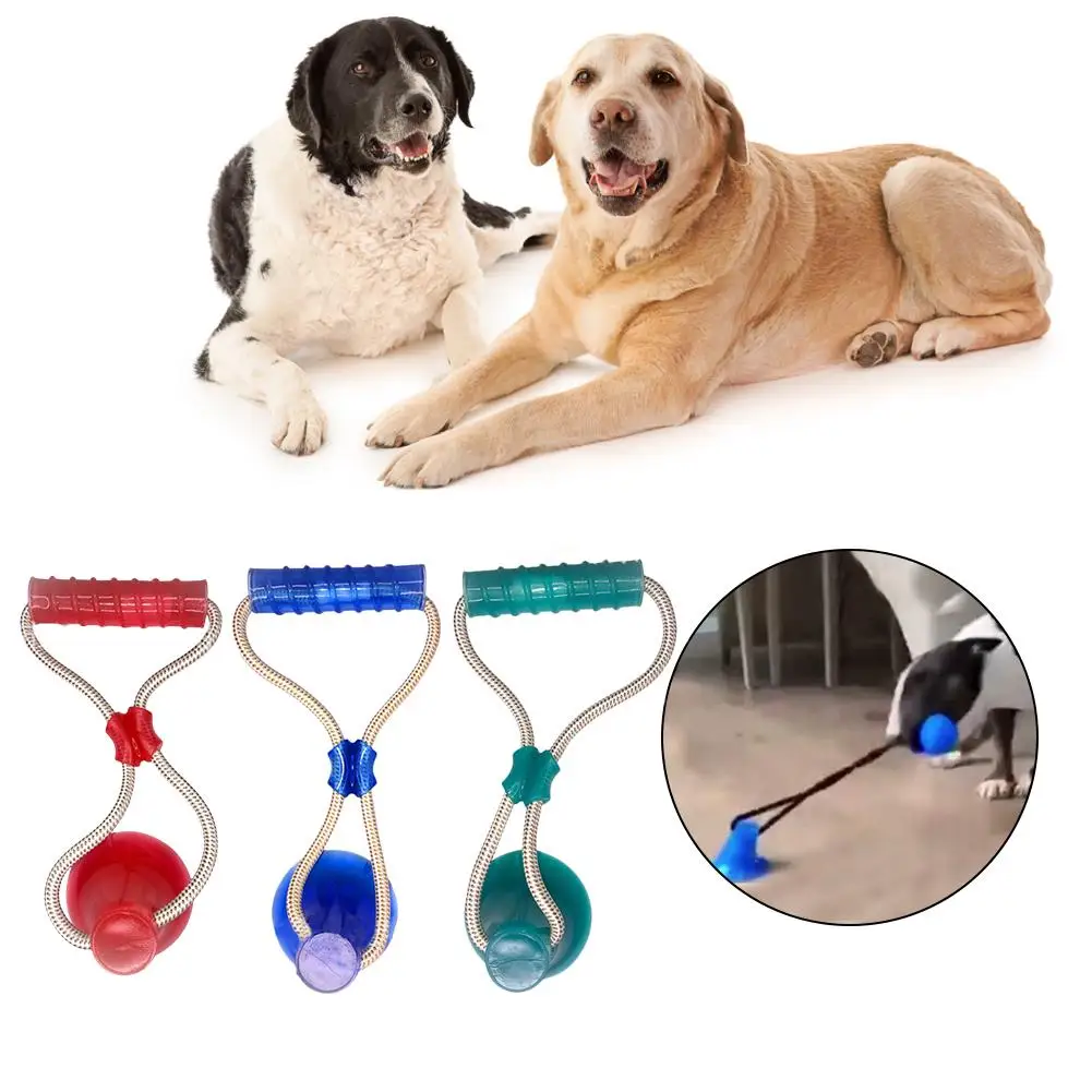 

Pet Molar Bite Toy Clean Teeth Durable Dog Tug Rope Ball Toy Sucker Dog Medium Big And Large Dog Molar Toy Chew Ball Dog Toy