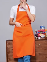 Hot Sale Cooking Kitchen Apron For Woman Men Chef Waiter Cafe Shop BBQ Hairdresser Aprons Bibs Kitchen Accessory