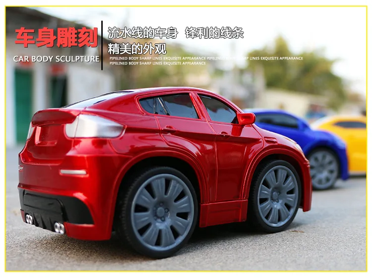 Children Model Toy Drop-resistant Crashworthiness with Cool Lighting Music Inertia Car Model Car 388