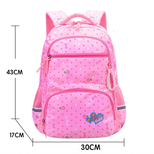 Школьные сумки водонепроницаемые школьные рюкзаки для подростков девочек Детский рюкзак 1 класс детские школьные сумки Mochila - Цвет: L Pink