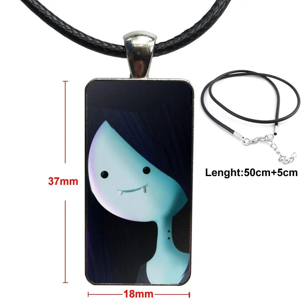 Funny Adventure Time Marceline Steel Color Glass Cabochon With Rectangle  Shaped Pendant Choker Necklace For Women Men - AliExpress