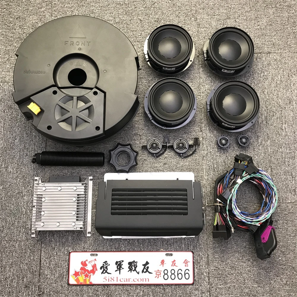 Оригинальные звуковые колонки Dynaudio для Vw PQ Tiguan Passat B6 B7 Je tta Golf 6 Set(4 динамика/4 НЧ
