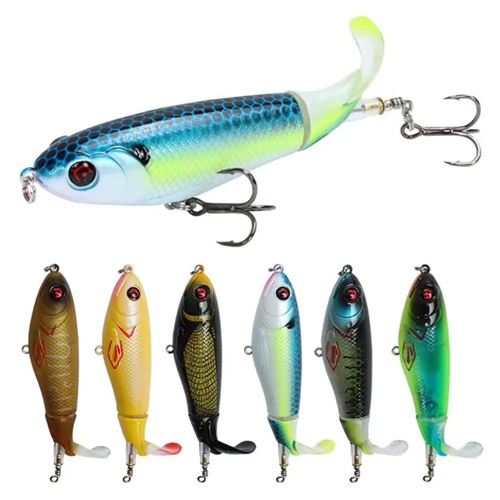 

17g/10.5cm Propeller Fish Bait Road Sub-bait Rotary Tail Fishing Bait For Squid Squid