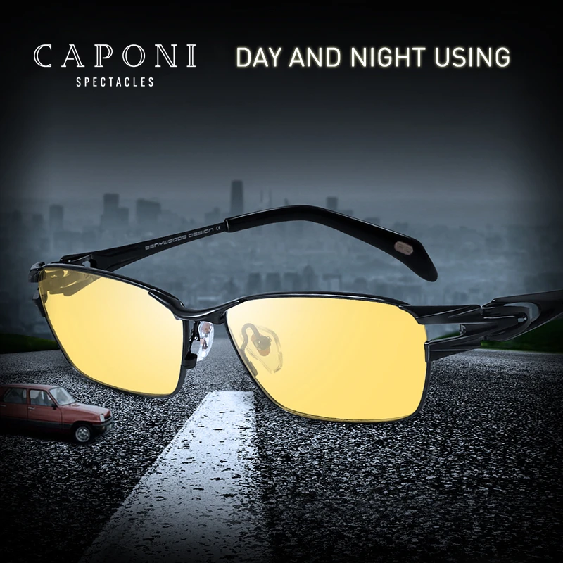 Pure titanium Sunglasses Rim Aviator Pilot Polarzied SUN Glasses Night vision
