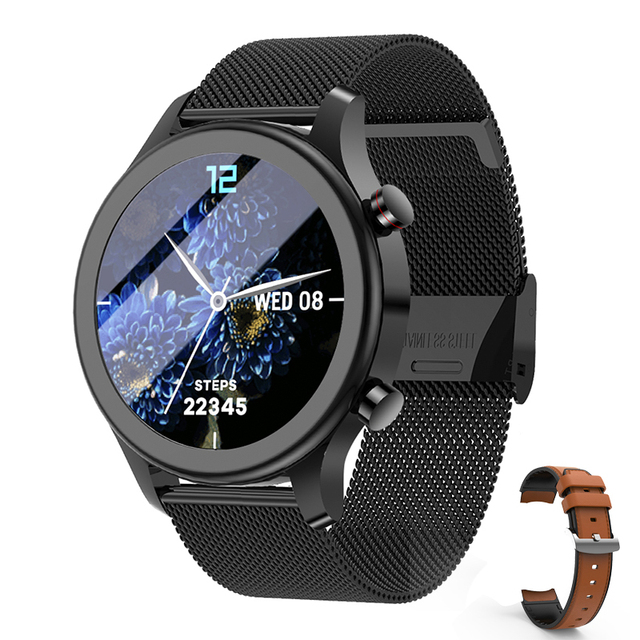 New Smart Watch Bluetooth 5.0 Call Men Women Voice Control Full Touch Screen Sports Fitness Waterproof Smartwatch Man +Box