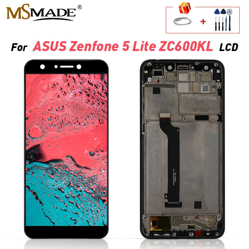 

6.0" Original LCD For Asus ZenFone 5 Lite 2018 ZC600KL LCD Display Touch Screen For Zenfone 5Q Display X017DA S630 SDM630 LCD
