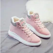 Популярная обувь с вельветовым хлопком; обувь для бординга для женщин; ботильоны на толстом каблуке; HBV