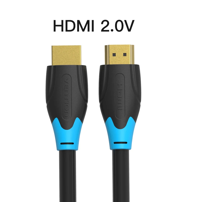 Кабель Vention HDMI 2,0 3D 2160P кабель HDMI 1m2m5m 3 м 10 м 15 м с Ethernet HDMI адаптер для HDTV ЖК-проектора HDMI 4K кабель горячий - Цвет: Black circle