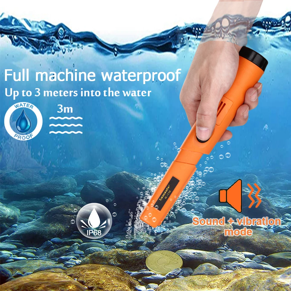 New High Quality Handheld Metal Detector Positioning Rod Detectors IP68 Waterproof Up to 3 Meters into