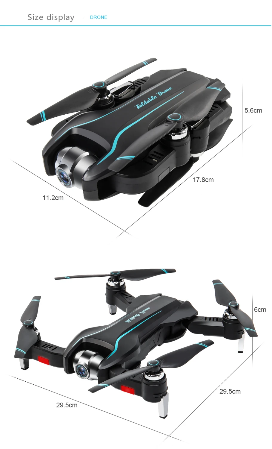 S17 Дрон 4k HD камера gps Дрон WiFi FPV 1080P без сигнала возврата RC вертолет полёт 15 минут Квадрокоптер Дрон с камерой