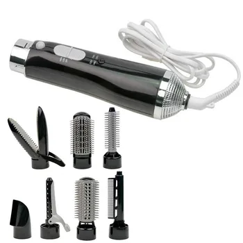 

7-In-1 Multi-Function Hot Air Brush Styler Electric Hair Dryer Hair Dryer Hair Straightener Modeling Tool EU Plug