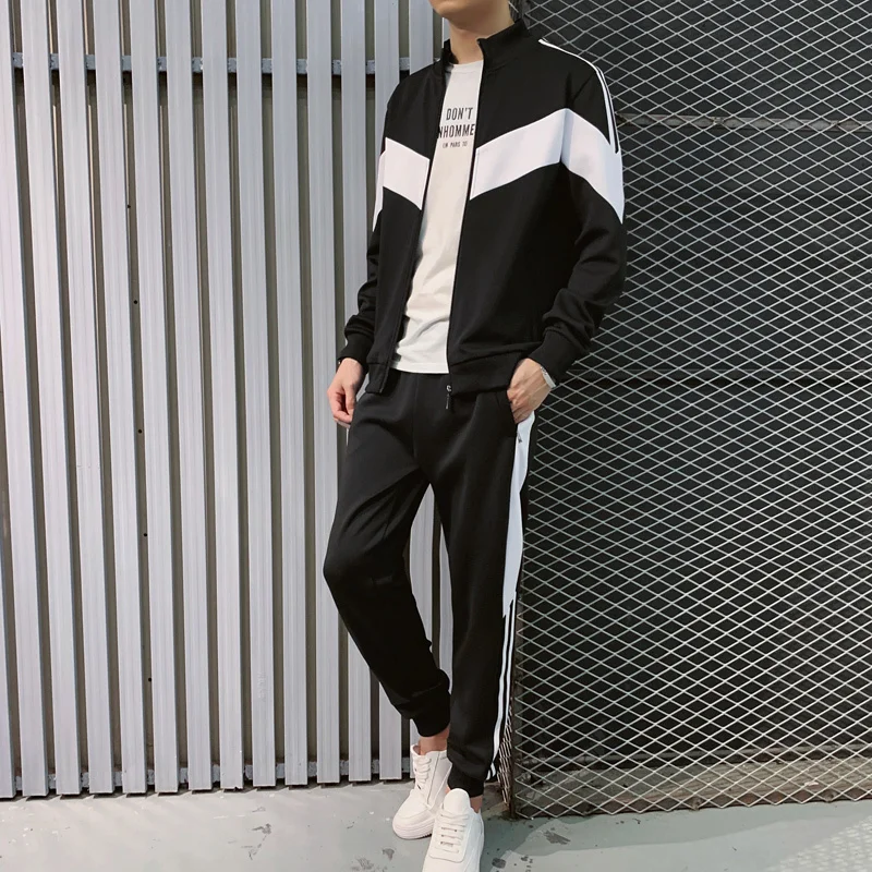 

Chandal 2020 Ropa Hombre Autumn Sweatshirt Hoodie Pant 2 Piece Set Suits Streetwear Trainingspak Mannen Tracksuit Men