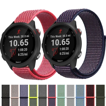 

20MM Nylon Strap For Garmin Vivoactive3 3 Smart Watch Replacement Quick Release Bracelet Bands For Forerunner 645/245 Correa