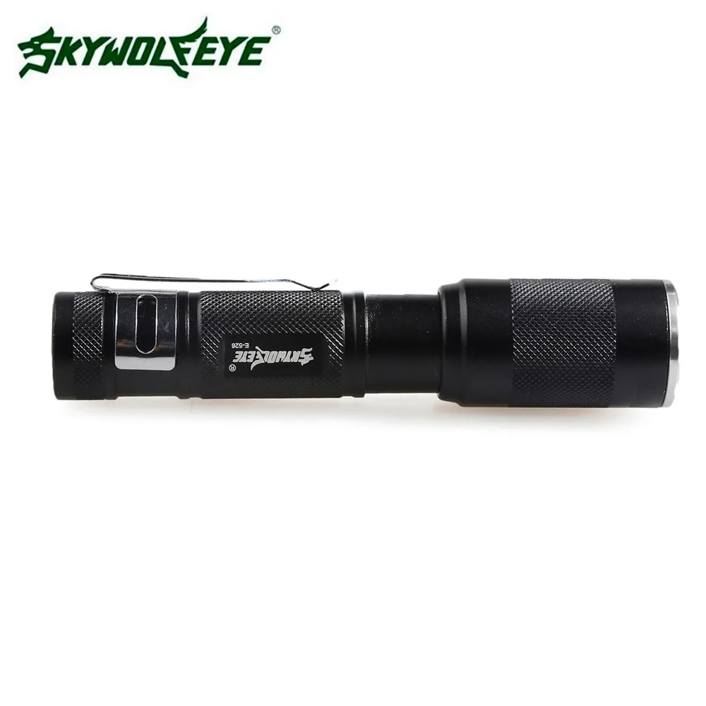 SKYWOLFEYE мини 4000LM Масштабируемые XM-L Q5 светодиодный вспышка светильник 3 Режим Фонарь супер яркий светодиодный светильник(не включая Батарея