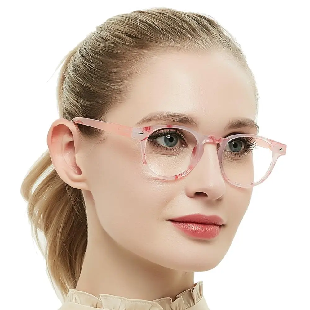 

Round Reading Glasses Women Blue Light Blocking Glasses Computer Eyewear Vintage Eyeglasses Reading oculos redondo MARE AZZURO