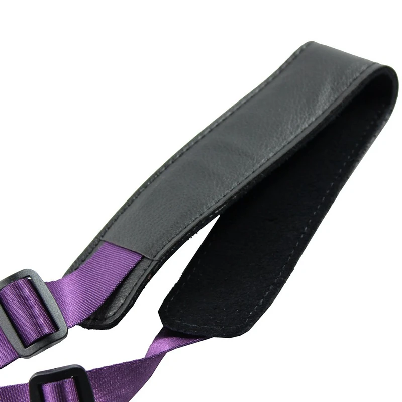 Черный Фиолетовый Регулируемый классический гитарный укулеле нейлоновый ремешок пластиковый звук отверстие крюк