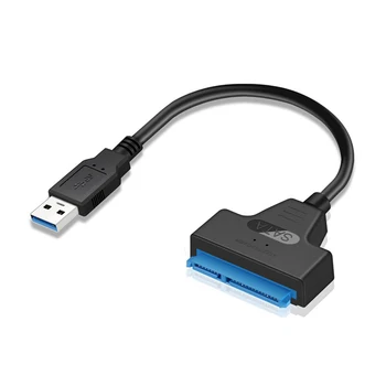 

USB 3.0 Type-c 3 Adapter Cable to 6 Gbps Support 2.5" External for computer and Phone HDD 22-Pin Sata