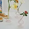 Glass Vase Home Decor European Room Decoration Wedding Decoration Glass Candle Holder Plant Hydroponic Flower Pot Dropshipping 3