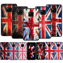 EWAU Inglaterra Inglés británico Reino Unido bandera suave TPU funda de teléfono para Huawei Y5 Y6 Y7 Prime Y9 Mate 10 20 30 Pro Lite Nova 3 3i 5i