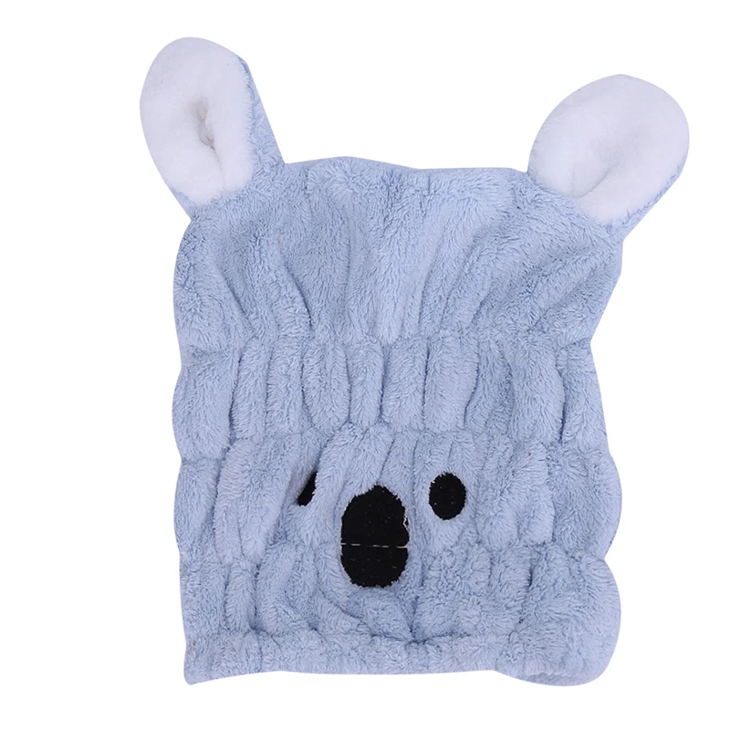 Cute Short Ear Rabbit Dry Hair Cap Shower Cap Bath Towel Strong Absorbing Drying Velvet Ultra-Soft Special Hair Dry Hat Towels