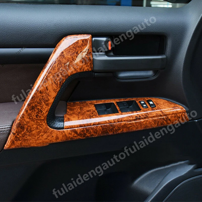 19 шт. для Toyota Land Cruiser LC200 2008- интерьер древесины тире отделка комплект авто аксессуары