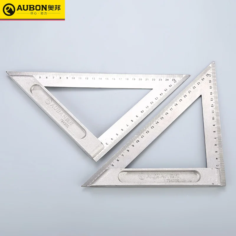 

Triangle Ruler Manufacturers Wholesale 200mm Triangle Ruler Woodworking Zinc Alloy Woodworking Measurement 90-Degree Angle Steel