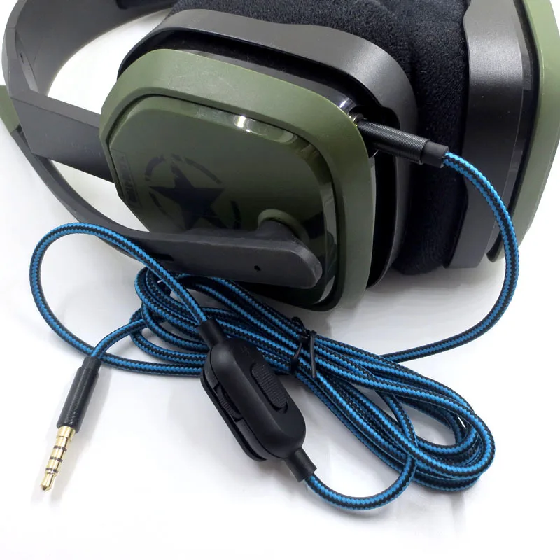 Ersatz 3,5mm Audio Aux Kabel für Logitech Astro A10 A40 A30 Headsets Mic  Remote Audio Kabel Hohe Qualität - AliExpress