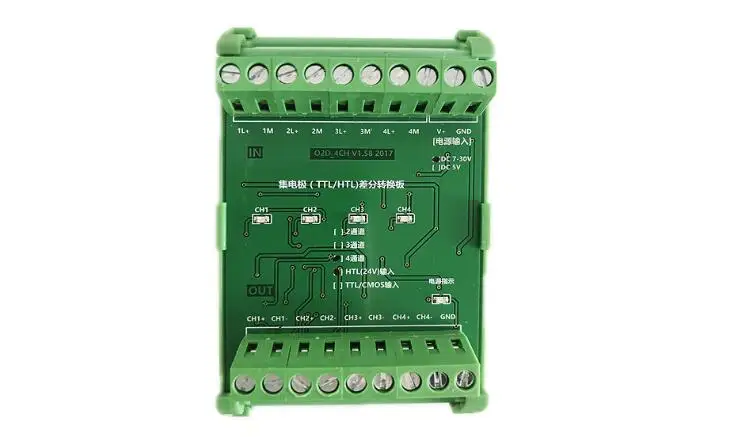 

Two Channels and Four Channels Development Board for Gathering Differential Signal Converter Board
