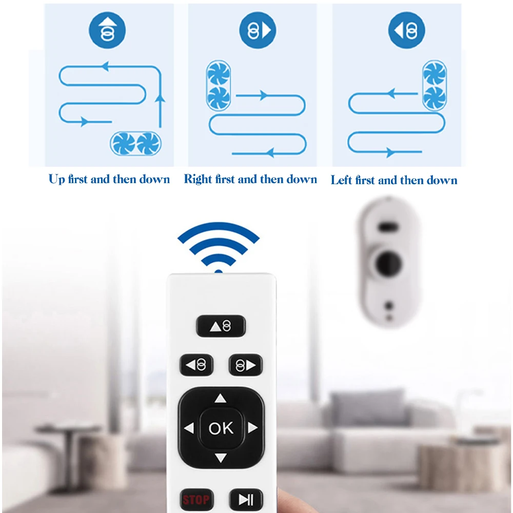 Робот пылесос для окон Fodesbot с сильным всасывающим окном анти падающим робот