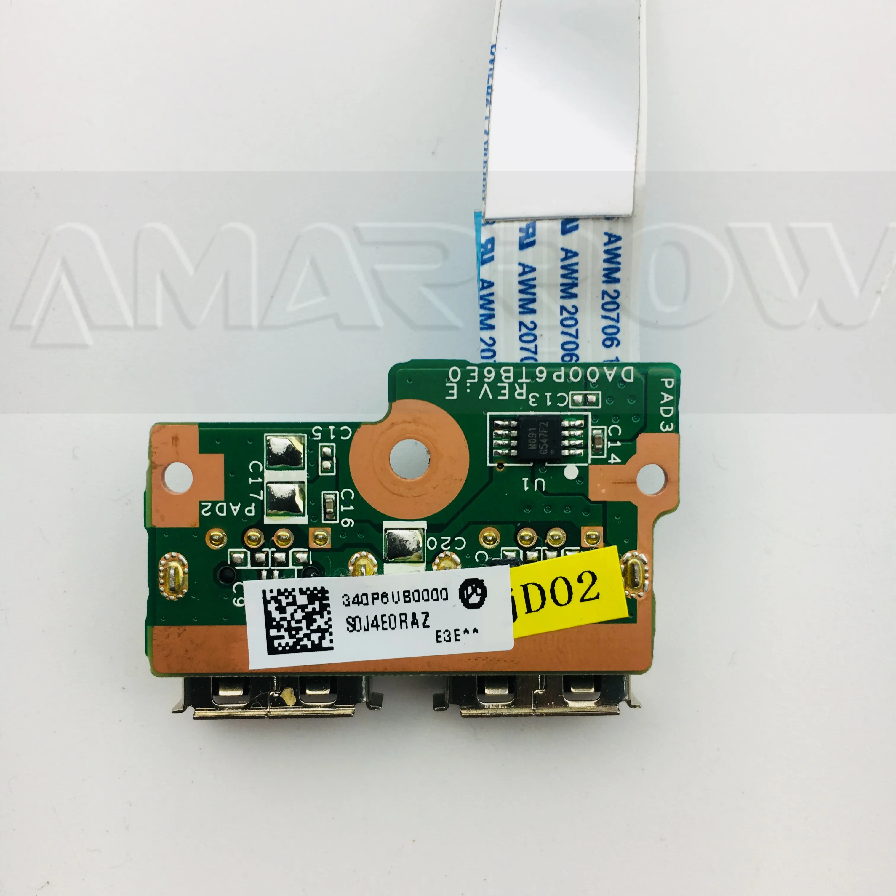 Оригинальная плата USB CQ61 CQ71 для HP бесплатная доставка 340P6UB0000 DA00P6TB6E0 кабель 14 см или