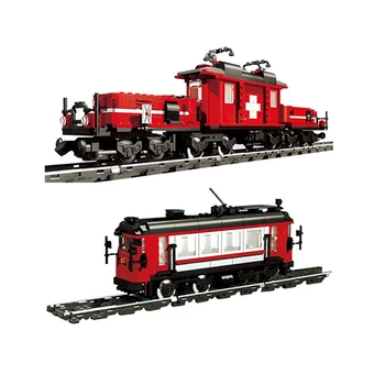 

HOBBY TRAIN Technic city creative FACTORY Moc 14in1 train Model building block compatible 10183 DIY assemble toy