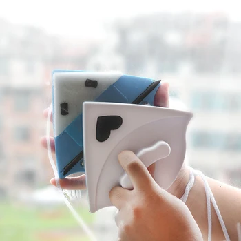 

High Efficiency Glass Brush Eco-friendly Magnet Glass Cleaner for Washing Window Microfiber Dust Mites Cleaning Tools