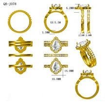 

LESF Private Custom The Only Engagement Wedding Ring, High-end Custom 18K Gold 14K Gold 925 Silver Ring