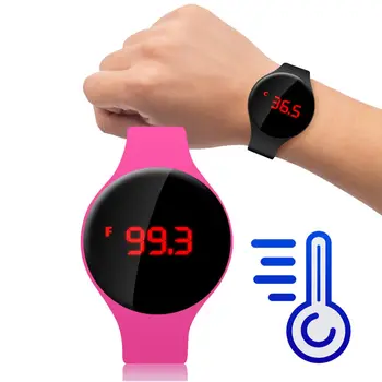 

Bakeey MT08 Fahrenheit Body Temperature Monitor Smart Band Centigrade Thermometer Fashion Fitness Smart Watch for Android IOS