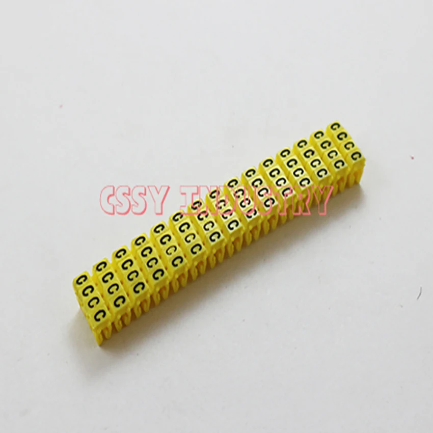 freeshipping 0.5mm2-6mm2 M0 M1 M2 M3 Arabic Numerals M Type Clip