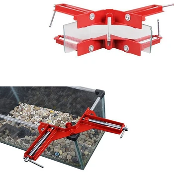 

4 Pieces of New Multifunctional 90 Degree Right Angle Angle Clamp 100MM Miter Joint Angle Woodworking Tool Clamp