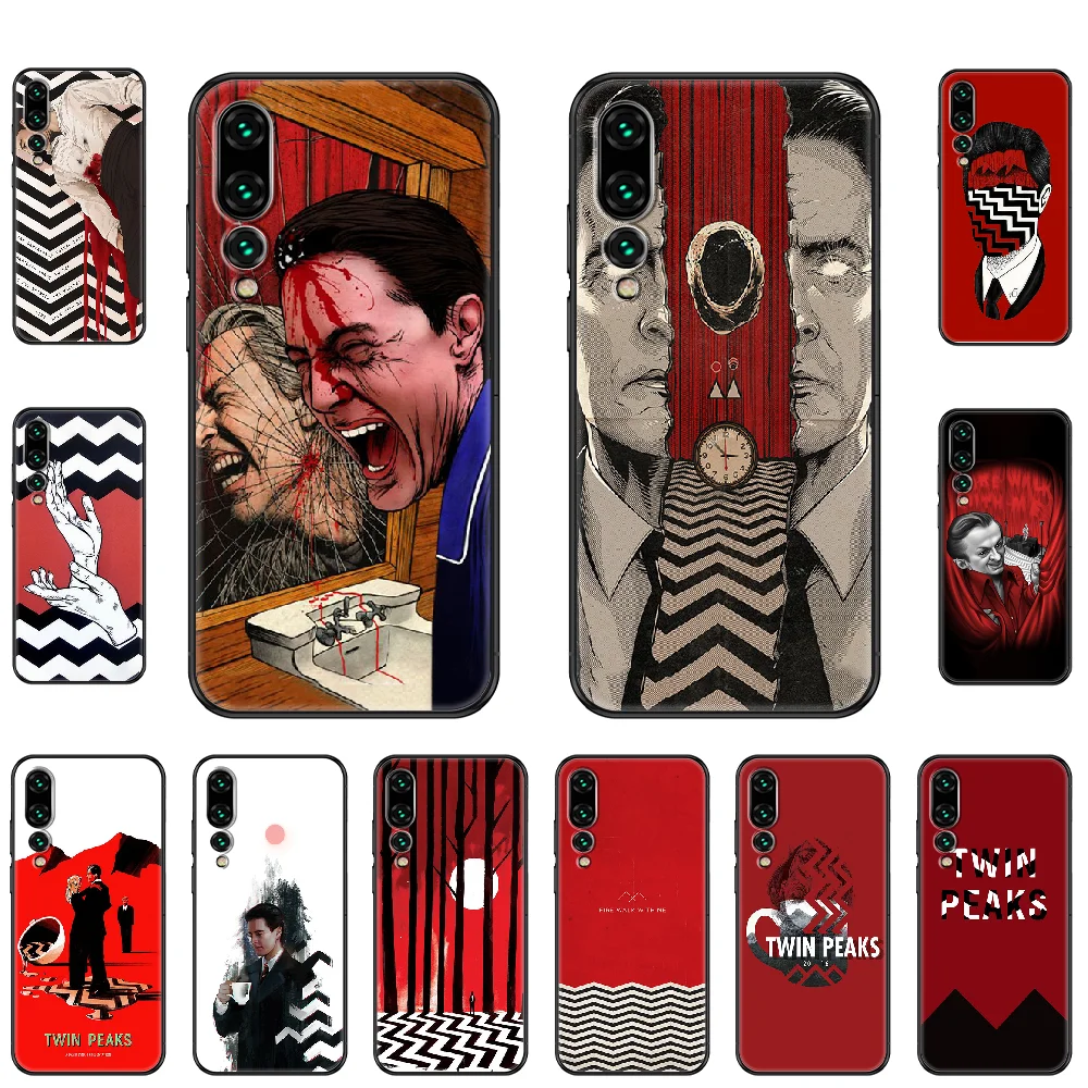 Чехол для телефона Twin Peaks Fire Walk With Me Huawei P 8 10 20 30 Smart Plus 2019 Z Lite Pro 2017 черный роскошный